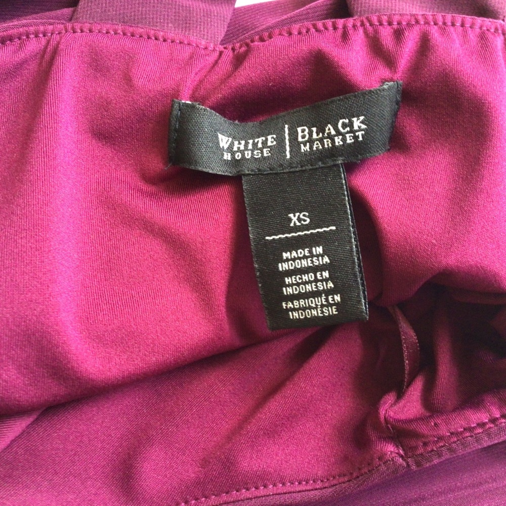 WHBM MAUVE PURPLE EMBELLISHED RACERBACK TANK XS - Picture 8 of 16